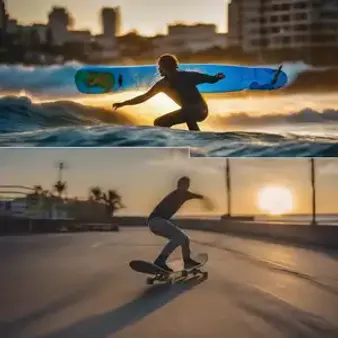 Gliding on Water, Grinding on Concrete: Differences in Technique